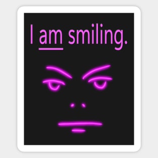 I Am Smiling with RBF Sticker